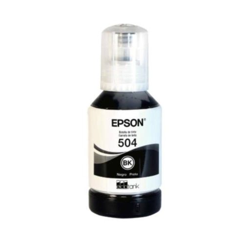 TINTA EPSON T504 127ML ECOTANK L4150/L4160 COLOR NEGRO, T504120-AL