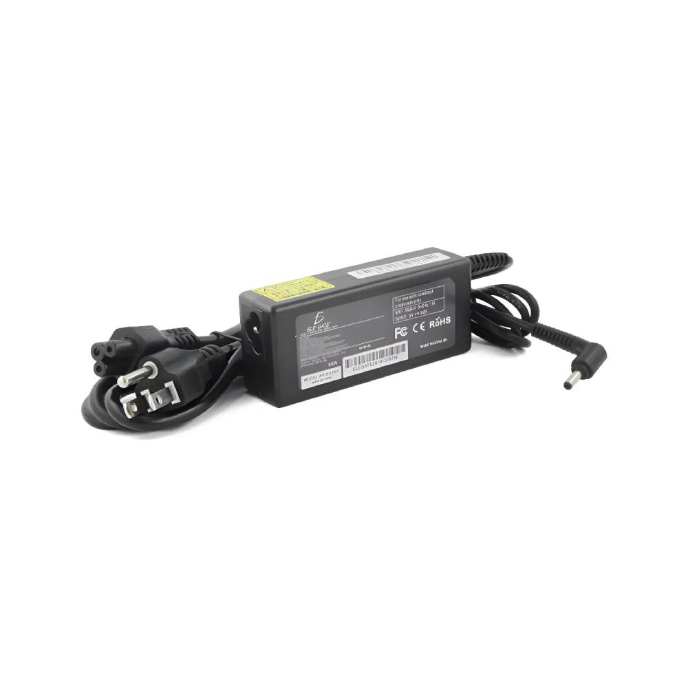 CARGADOR LAPTOP ASUS 19V 3.42A 65W 4.5*3.0MM RAPIDO EFICIENTE COLOR NEGRO ELE-GATE