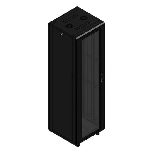 GABINETE LINKED PRO RACKEABLE DE PISO DE 42U, COMPATIBLE CON ESTÁNDAR 19 PULGADAS, EQUIPADO CON PUERTA FRONTAL DE CRISTAL PARA UNA MEJOR VISIBILIDAD Y PRESENTACIÓN PROFESIONAL, LES-60-60-42UG