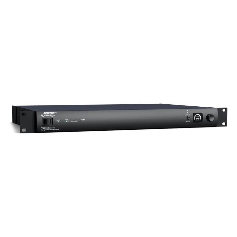 AMPLIFICADOR BOSE VERITAS, 2X160W, 70/100V, DSP, BLUETOOTH, 2 ZONAS, ENTRADAS RCA Y BALANCEADAS, 2160BH