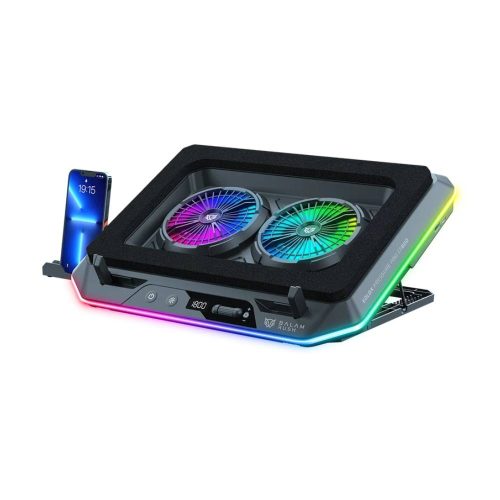 BALAM RUSH BASE ENFRIADORA PARA LAPTOP 17", 2 VENTILADORES, NEGRO, BR-945844