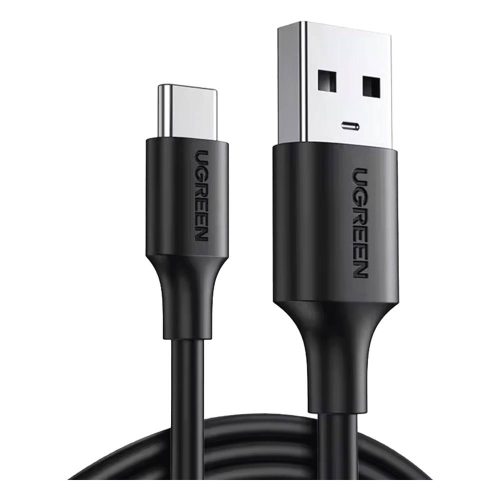 CABLE UGREEN USB-A A USB-C, 1 METRO, CARGA Y SINCRONIZACIÓN DE DATO, CARGA RÁPIDA 60W, DATOS 5 GBPS,