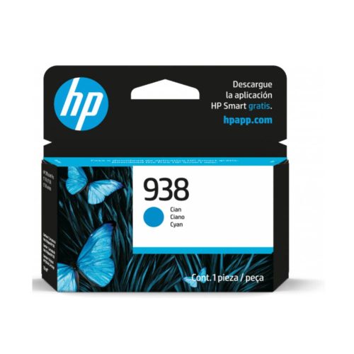 CARTUCHO HP 938 CIAN, 800 PÁGINAS, 4S6X5PL