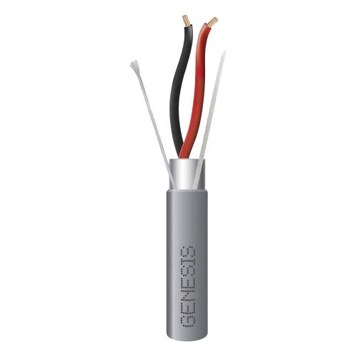 GENESIS BOBINA DE 305 M (1000 FT), CABLE PARA ALARMA 2X16 AWG, BLINDADO, RISER, GRIS, 2221-1009/1000