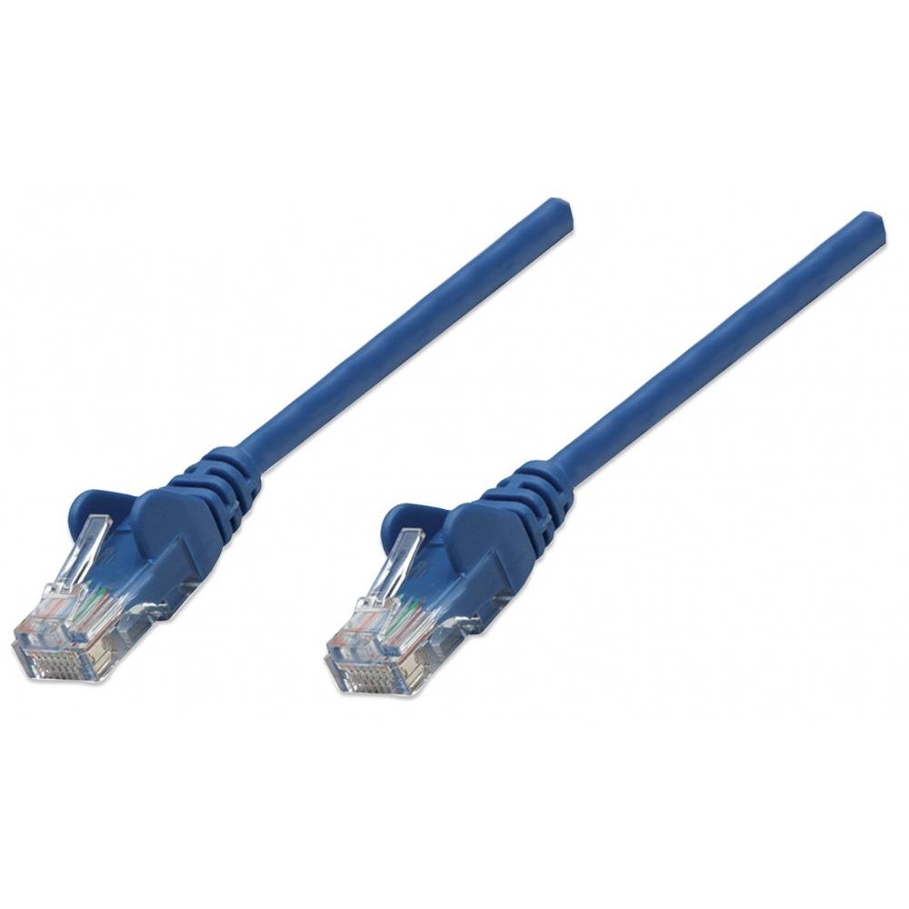 INTELLINET CABLE PATCH CAT6 UTP RJ-45 MACHO - RJ-45 MACHO, 2 METROS, AZUL, 342599