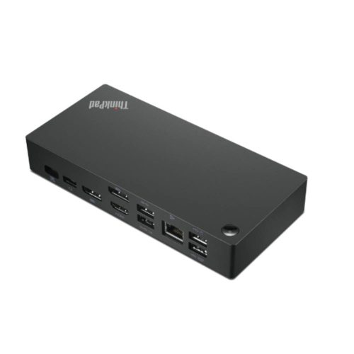 LENOVO DOCKING STATION THINKPAD UNIVERSAL USB-C, 3X USB 3.1, 2X USB 2.0, 1X HDMI/1X RJ-45/2X DISPLAYPORT, NEGRO, 40AY0090US