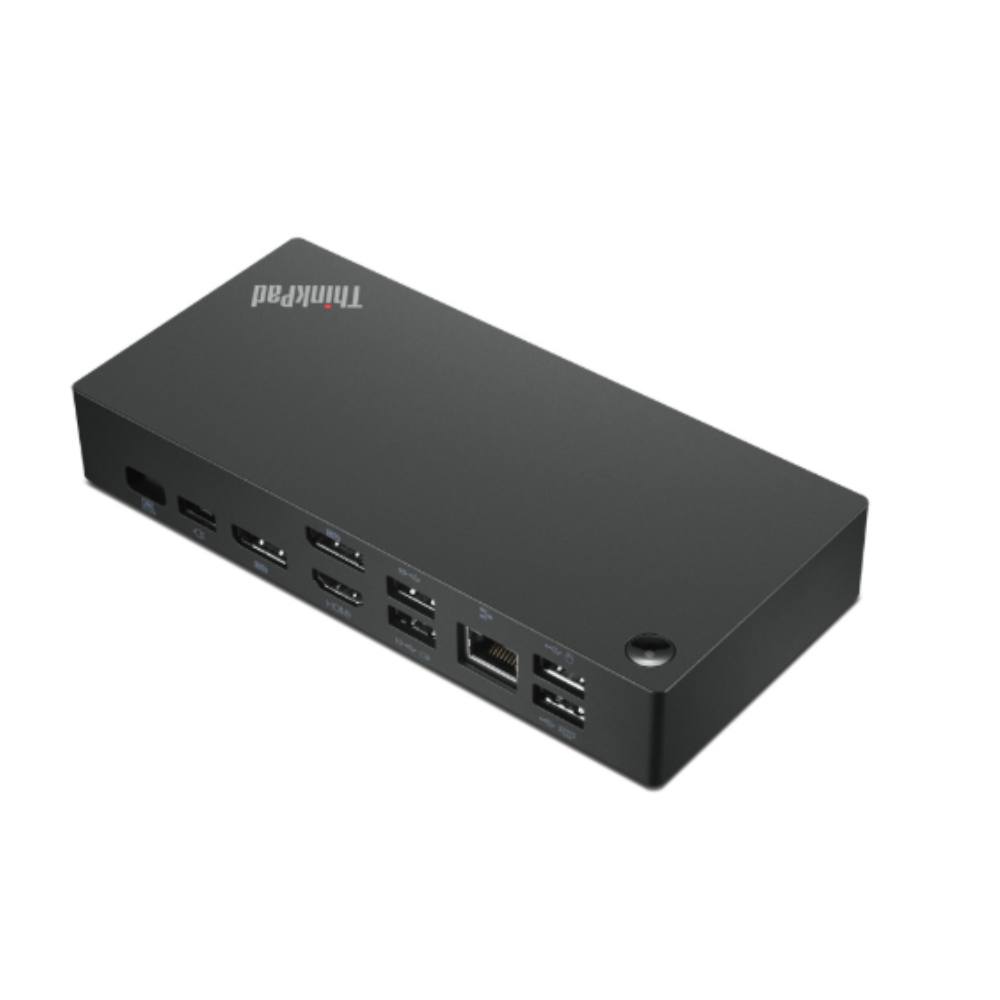 LENOVO DOCKING STATION THINKPAD UNIVERSAL USB-C, 3X USB 3.1, 2X USB 2.0, 1X HDMI/1X RJ-45/2X DISPLAYPORT, NEGRO, 40AY0090US