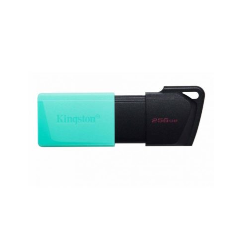 MEMORIA USB KINGSTON DATATRAVELER EXODIA M, 256GB, USB A, NEGRO/TURQUESA, DTXM/256GB