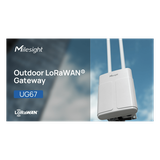 GATEWAY LORAWAN PARA EXTERIOR MILESIGHT UG67L08GL915M
