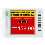 ETIQUETA ELECTRÓNICA DE ESTANTERÍA ESL 1.5" ZKONG ZKC15V