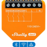 CONTROLADOR DE CUATRO ENTRADAS DIGITALES SHELLY SHELLYI4GEN3