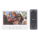 KIT DE VIDEOPORTERO TURBOHD CON PANTALLA LCD A COLOR DE 7" HIKVISION DS-KIS212