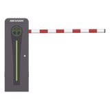 BARRERA VEHICULAR CON BRAZO ABATIBLE POR COLISIÓN 4 MTS INCLUIDO HIKVISION KT-320-ABAT(4MR)