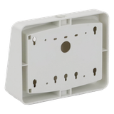 KIT DE CAJA DE MONTAJE EN SUPERFICIE COLOR BLANCO CON CUÑA DE VISUALIZACIÓN ANGULADA DE 15 GRADOS PARA ANUNCIADOR REMOTO FIRE-LITE ANNSB80KITW