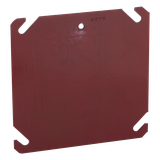 TAPA CUADRADA PARA CAJA GALVANIZADA DE 4" RACO HUB-911-8