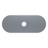TAPA DE REFACCIÓN PARA CUBIERTA DE TORNIQUETES DS-K3G411 HIKVISION K3G411-HEADPLUG