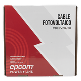 CABLE FOTOVOLTAICO ROJO EPCOM POWERLINE CBL-PV-6R/50