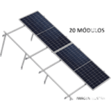 KIT SISTEMA DE MONTAJE SOLAR PARA 20 MÓDULOS BASEL KITBASEL2X10