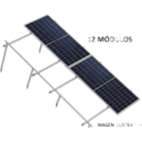 KIT SISTEMA DE MONTAJE SOLAR PARA 12 MÓDULOS BASEL KITBASEL2X6