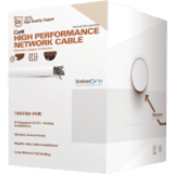 BOBINA DE CABLE DE 152 METROS (500 PIES) CAT6+ CALIBRE 23 ALTO DESEMPEÑO LINKEDPRO BY EPCOM PRO-CAT-6-PLUS-W/500-V2
