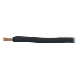 CABLE ELÉCTRICO DE COBRE RECUBIERTO THW-LS CALIBRE 6 AWG 19 HILOS COLOR NEGRO (100 METROS) INDIANA SLY-291-BLK/100